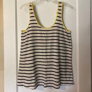 Striped Split Back Tank